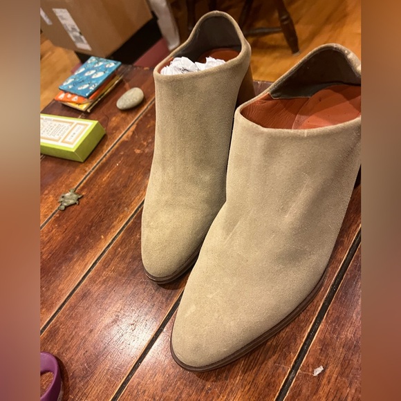 Everlane Beige Suede Leather Mules - Picture 6 of 7